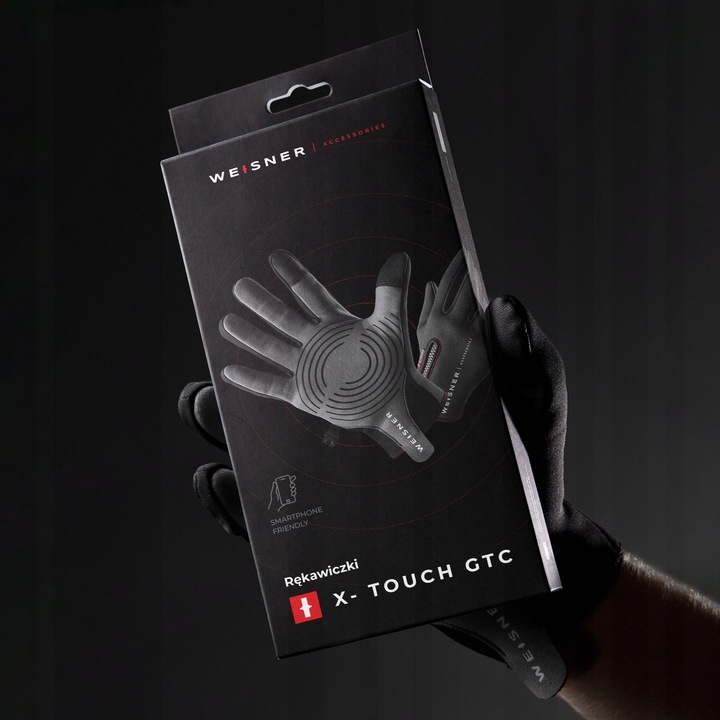 REKAWICZKI WEISNER DO SMARTFONA ROWEROWE DOTYKOWE