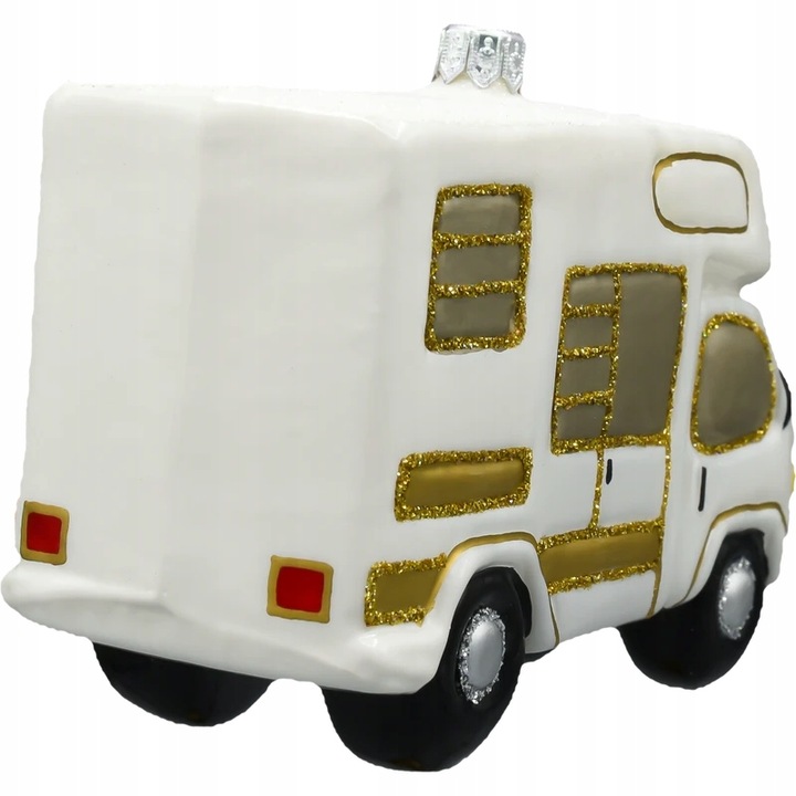 Bombka choinkowa ręcznie malowana - Kamper