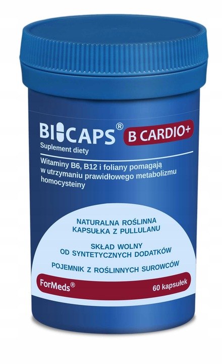 Bicaps B Cardio+ 60kaps FORMEDS witamina B12 i B6