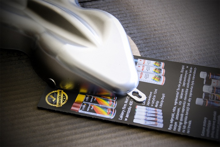 LAKIER DO FELG SREBRNY Z EFEKTEM CHROMU CHROM 0,4L