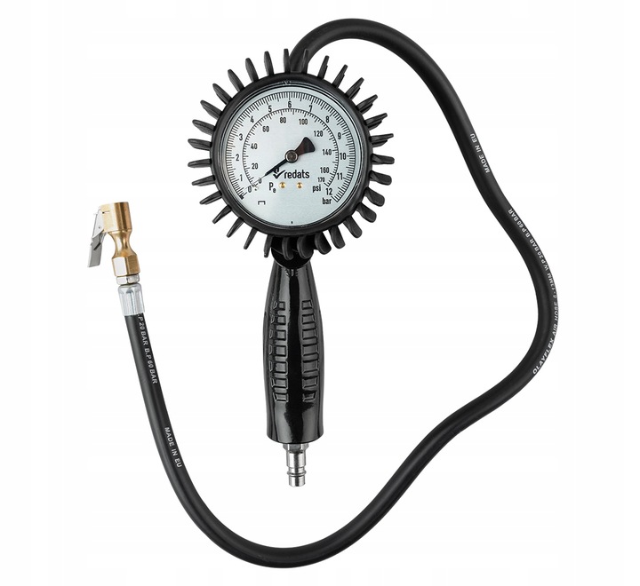 PISTOLET DO POMPOWANIA KÓŁ MANOMETR I-470 REDATS