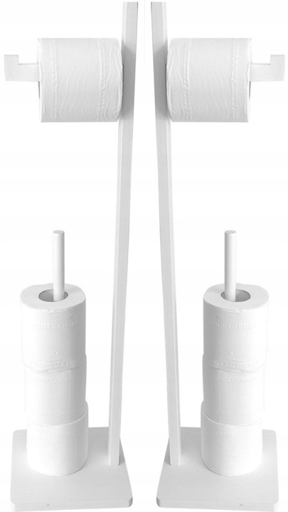 Stojak Bambusowy Łazienkowy WC papier toaletowy WH