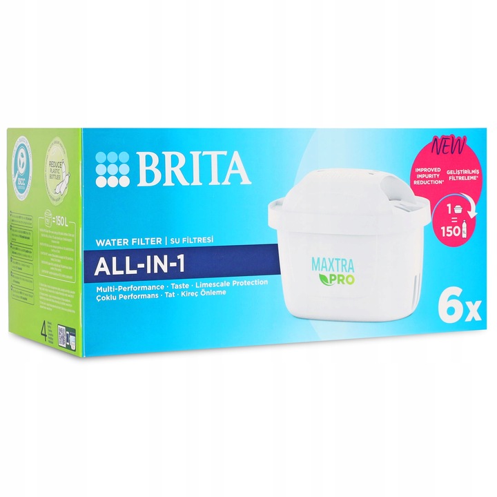 6x Wkład filtr do wody BRITA MAXTRA PRO ORYGINAŁ