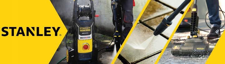 MYJKA CIŚNIENIOWA STANLEY 2500W 285ewBAR NA DYSZY ALU POMPA +5l płynu patio