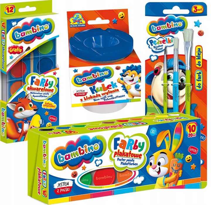 Wyprawka szkolna Bambino XXL duży zestaw przyborów szkolnych do szkoły