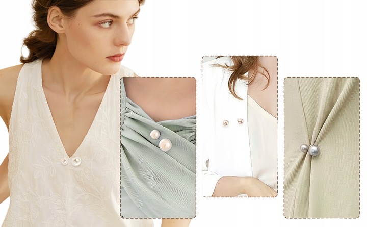 BROSZKA ZESTAW 14SZT BROSZEK PRZYPINKA OZDOBA DO DEKOLTU SUKIENKI MARYNARKI