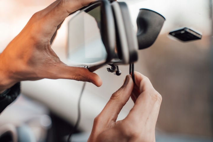 KAMERA LUSTERKO REJESTRATOR FULL HD PRZÓD TYŁ