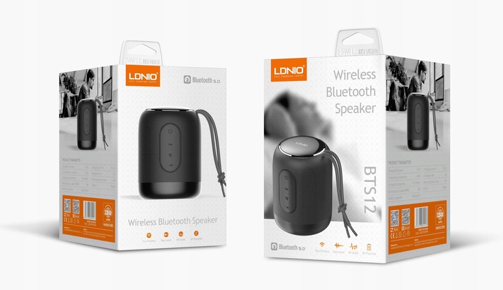 MOCNY GŁOŚNIK BLUETOOTH BEZPRZEWODOWY PRZENOŚNY BT