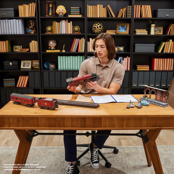 HARRY POTTER HOGWARTS EXPRESS POCIAG PUZZLE MODEL 3D DO ZŁOŻENIA 4D BUILD