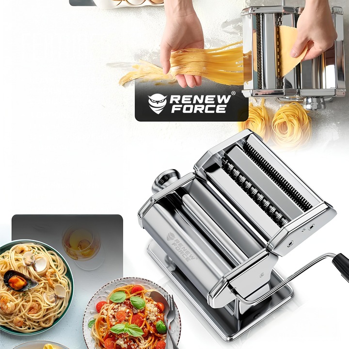 MASZYNKA DO MAKARONU I CIASTA RĘCZNA KRAJARKA KRAJALNICA STAL NIERDZEWNA XL