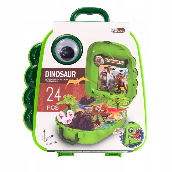 Zestaw Dinozaury w Plecaku - Przenośny Świat Dinozaurów