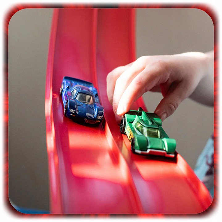 TOR WYŚCIGOWY DLA SAMOCHODZIKÓW do serii Turborace Tor Prędkości + 4 AUTKA