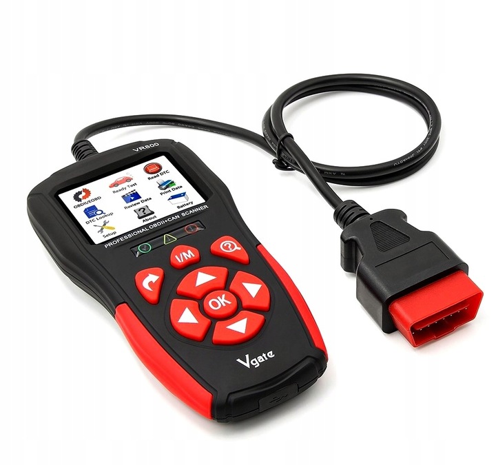 TESTER SKANER DIAGNOSTYCZNY OBD2 INTERFEJS Polski Vgate VR800