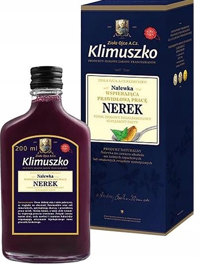 Klimuszko Nalewka wspierająca prawidłową pracę nerek 200ml