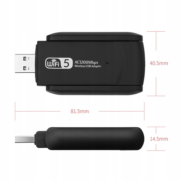 KARTA SIECIOWA WI-FI ADAPTER USB 3.0 1300Mbps DUAL