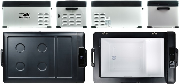 30L samochodowa lodówka zamrażarka -20°C 12V/24V|230V bluetooth +torba cool