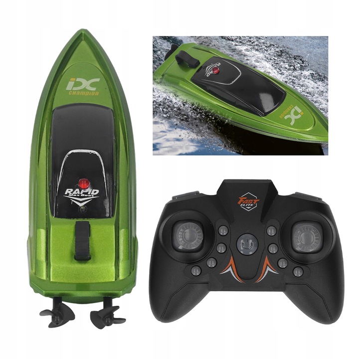 ZDALNIE STEROWANA ŁÓDKA 2,4 GHZ ŁÓDŹ NA PILOTA RC PILOT ZABAWKA