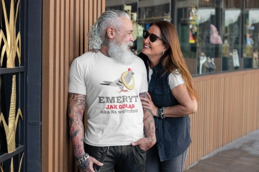 Prezent EMERYTA Emerytura KOSZULKA BĄDŹ JAK GOŁĄB