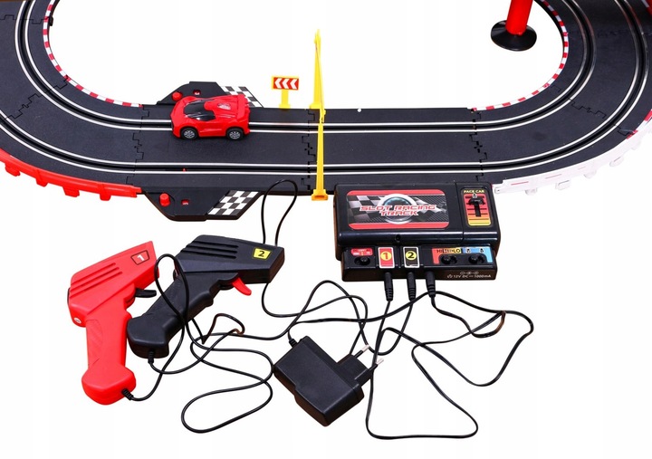 7-metrowy Tor wyścigowy dla dzieci 3-8 + Funkcja zmiany prędkości + 2 autka