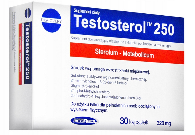 ZESTAW ODŻYWEK TESTOSTEROL BIOSTEROL SIŁA i MASA