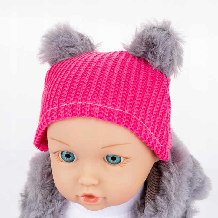 LALKA INTERAKTYWNA BOBAS KINDERPLAY MÓWI ŚMIEJE SIĘ PŁACZE UBRANKA