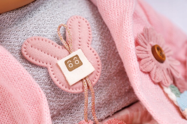 Lalka Bobas Interaktywna Miękka Jak Żywa Duża 42cm Śpiewa Mówi Dziewczynka