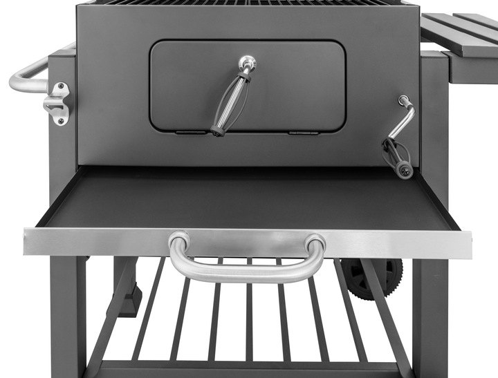 Grill Węglowy Activa Angular Mastercook z Żeliwnym Rusztem 57,5 x 42 cm