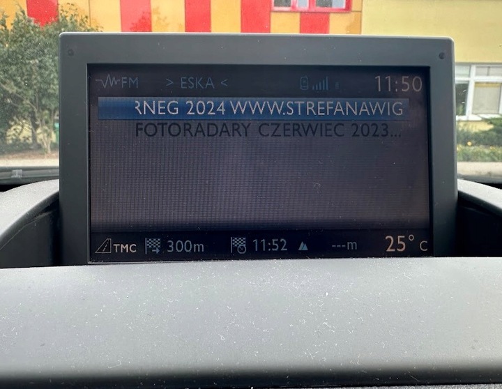 MAPA KARTA RNEG MYWAY WIP NAV PEUGEOT CITROEN 2024