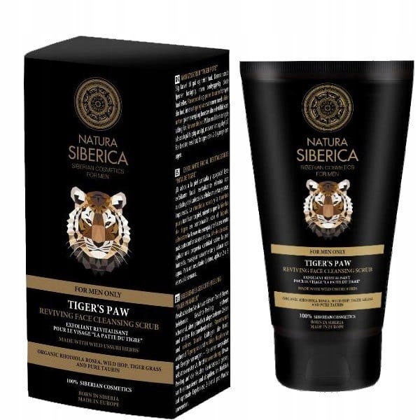 NATURA SIBERICA MEN ORZEŹWIAJĄCY PEELING DO TWARZY DLA MĘŻCZYZN 150 ml