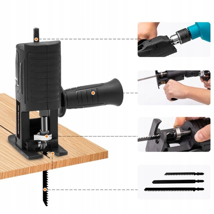 PRZYSTAWKA PIŁA SZABLASTA HILDA DO WIERTARKI WKRĘTARKI