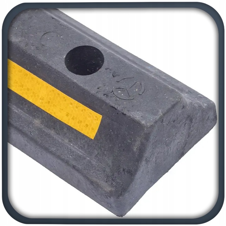 2x ODBOJNIK SEPARATOR PARKINGOWY OGRANICZNIK ODBOJNIK NAJAZD ZESTAW ŚRUBY