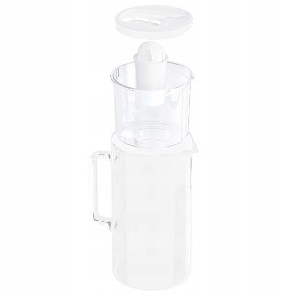 Dzbanek SZKLANY 3l WESSPER D2 BOROSILICATE Aquaclassic Biały + wkład