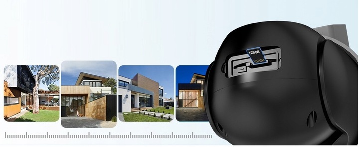 PODWÓJNA KAMERA WIFI IP SMART ZEWNĘTRZNA OBROTOWA 2x 3MPx DETEKCJA 6MPx 6MP