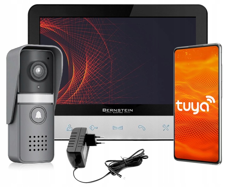 WIDEODOMOFON WIDEO DOMOFON WiFi FURTKA BRAMA PAMIĘĆ OBRAZÓW