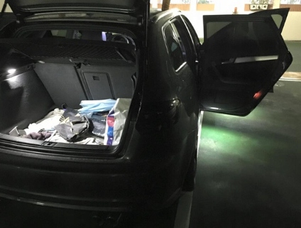 Lampka bagażnika nóg uniwersalne oświetlenie LED AUDI A6 A7 A8 S8