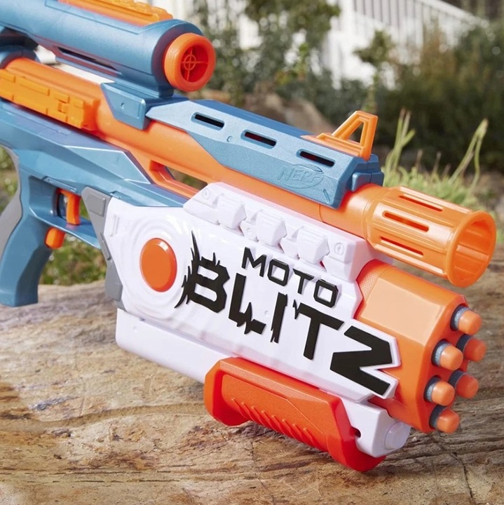 PISTOLET NERF ELITE MOTOBLITZ 2w1 AUTOMATYCZNY KARABIN I SHOTGUN