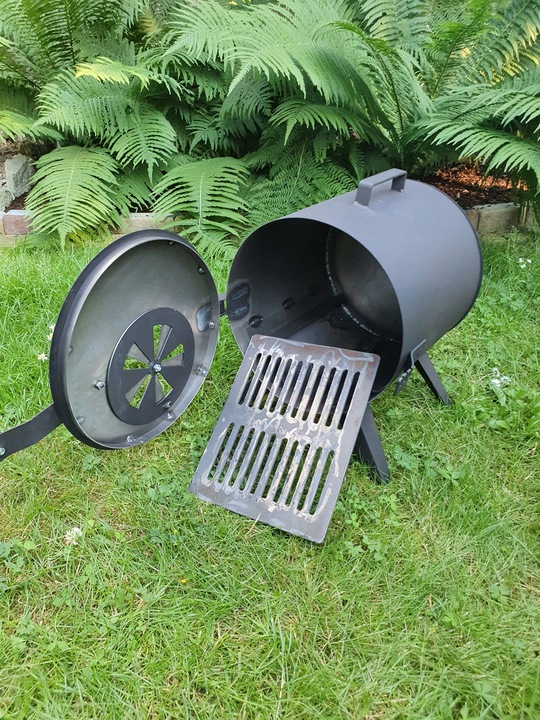 PALENISKO DO WĘDZARNI SUSZARNI METALOWY RUSZT