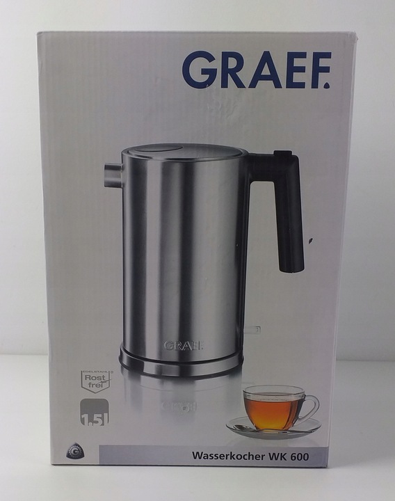 Graef WK 600 czajnik stal nierdzewna