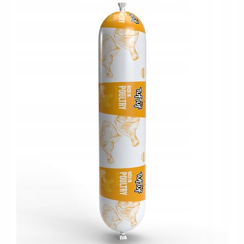 Mokra karma dla psa 70% mięsa, mix smaków kiełbasa, baton, pasztet 20x 900g