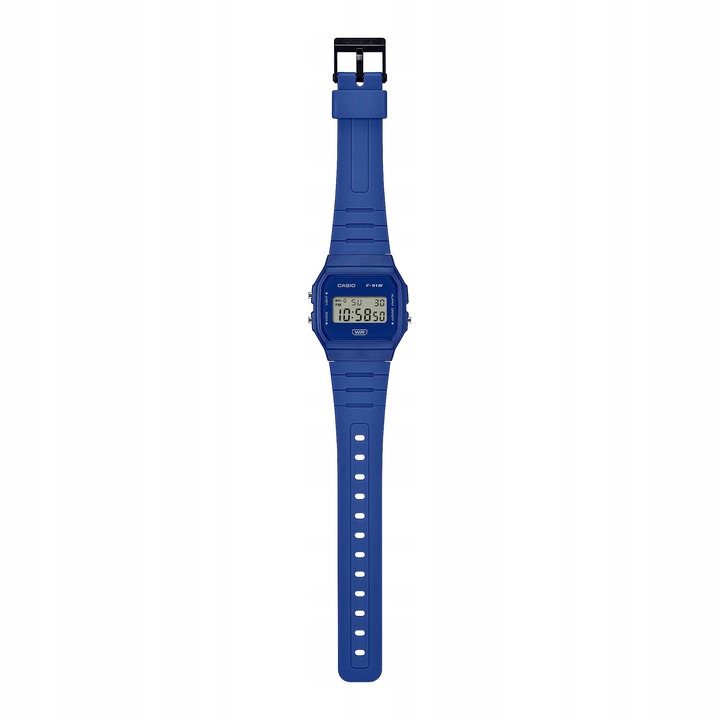 Zegarek Casio Vintage F-91WB-2A1EF niebieski