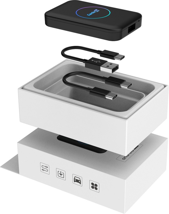 Adapter bezprzewodowy CarPlay CARLINKIT TBox Lite Czarny