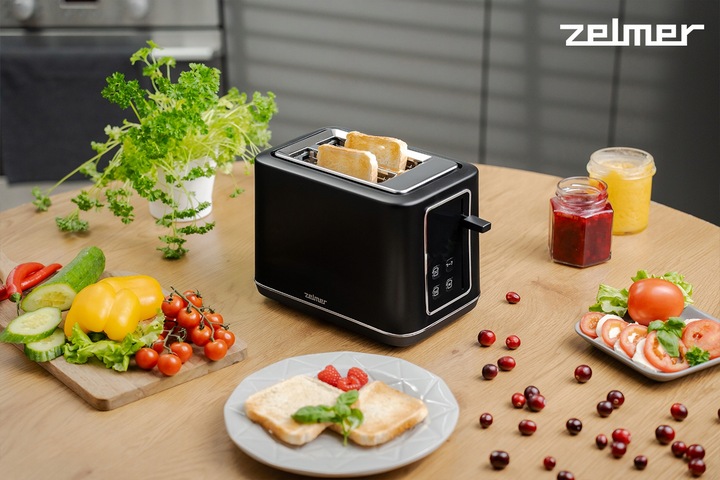 TOSTER ZELMER OPIEKACZ KANAPEK 7 POZIOMÓW ELEKTRYCZNY TOSTY 2 KROMKI 750W