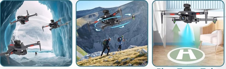 Dron TTROARDS 31P bezszczotkowy 4K 5G WiFi składany 40 km/h 360° omijanie