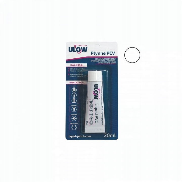 ULOW PŁYNNA ŁATKA KLEJ DO PONTONU WODERÓW PARASOLA + SIATKA; KOLOR BIAŁY