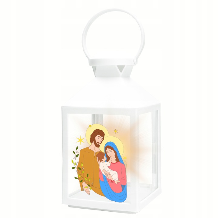 LAMPION ADWENTOWY LATARENKA ŚWIĄTECZNA NA RORATY DEKORACJA LED