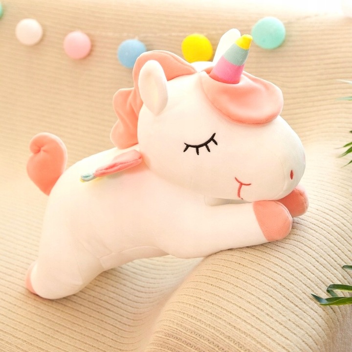 MIĘCIUTKI JEDNOROŻEC UNICORN MASKOTKA PLUSZAK PRZYTULANKA DLA DZIECI