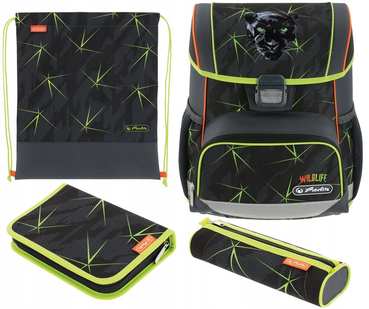 TORNISTER SZKOLNY HERLITZ LOOP PLUS PUMA ZESTAW KLASA 1-3