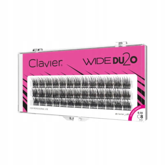 Clavier Kępki Rzęs Clavier WIDE Du2o 8mm