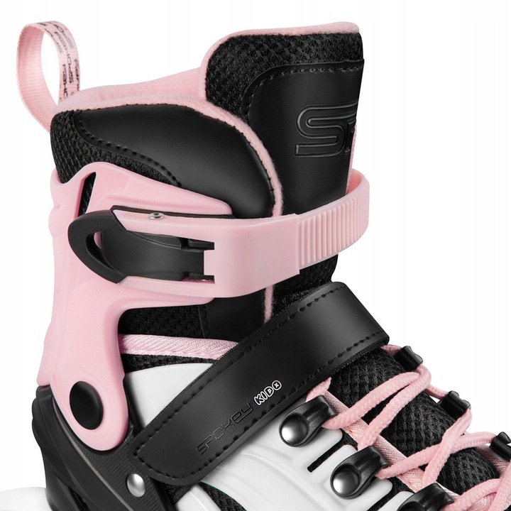 SPOKEY 4w1 Łyżworolki Rolki Łyżwy Hokejowe Regulowane Dziecięce Kółka LED