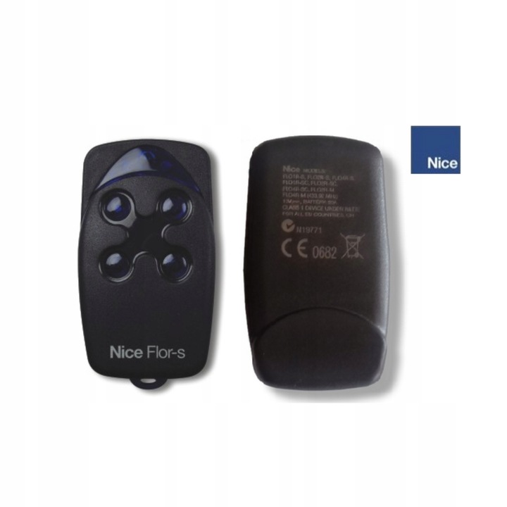 Pilot NICE FLOR-S FLO4R-S do Napędów Bram Wjazdowych 4-kanałowy 433,92 MHz